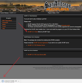 Korak 1 - Skidanje SAMPA .